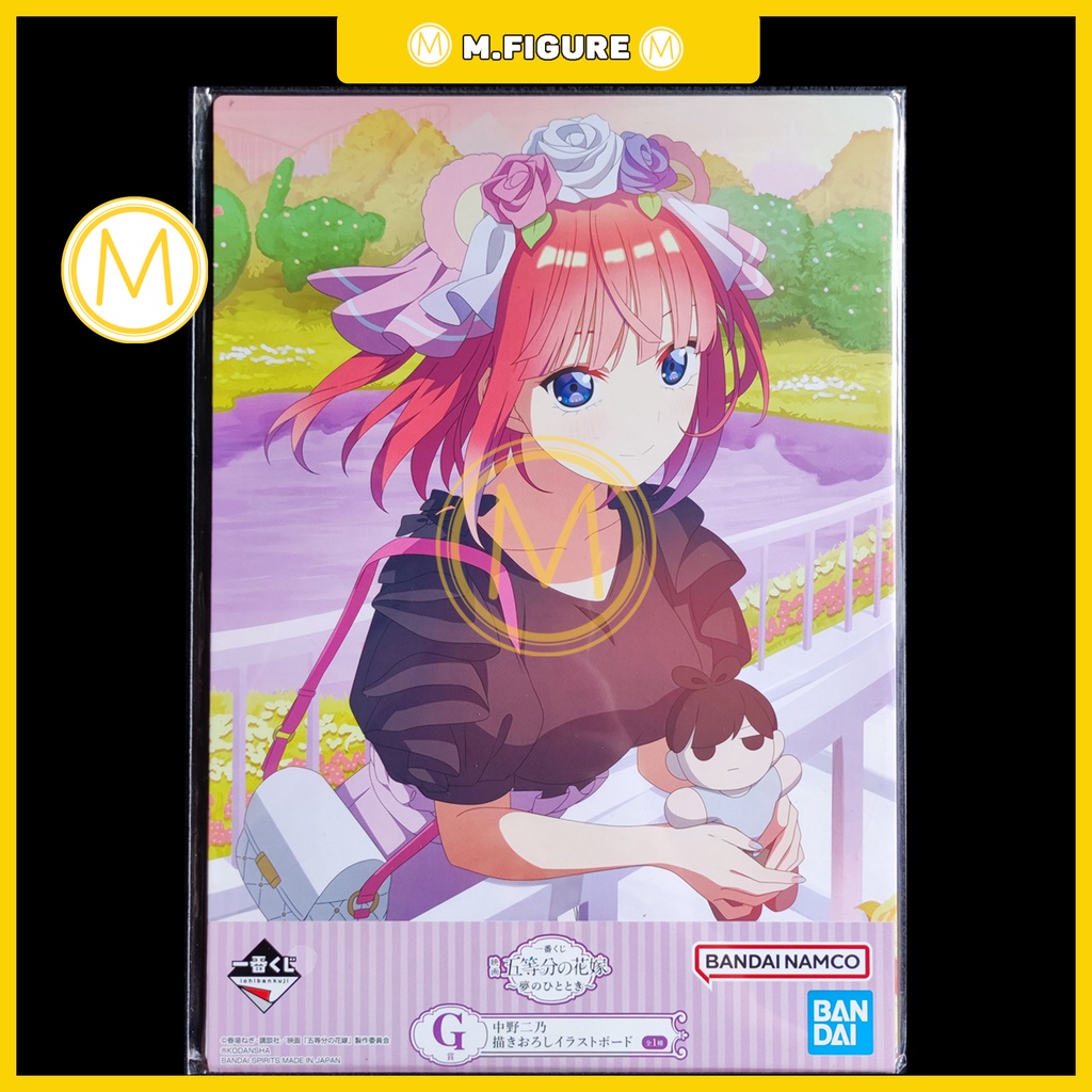 TRANH PVC NHÀ CÓ 5 NÀNG DÂU - ICHIBAN KUJI - GOTOUBUN NO HANAYOME ART BOARD