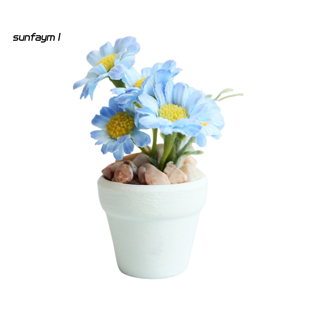 Chậu Cây Cảnh Mini Tỉ Lệ 1: 6 / 1: 8 Dùng Để Trang Trí Nhà Búp Bê