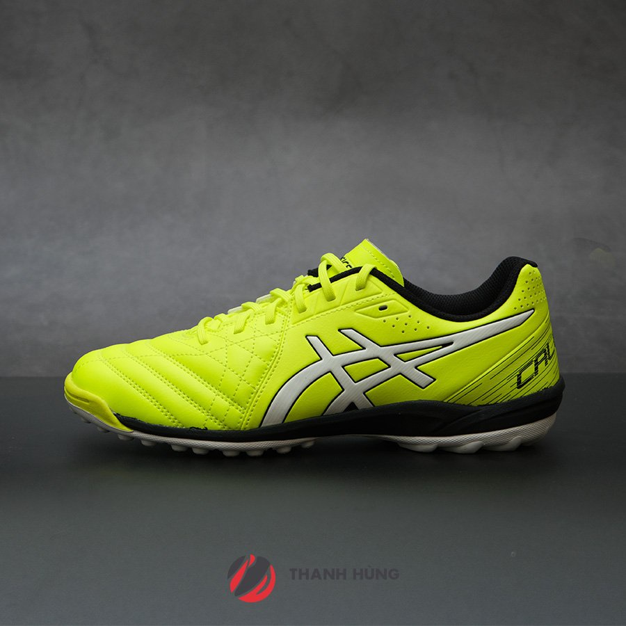 GIÀY ĐÁ BÓNG CHÍNH HÃNG ASICS CALCETTO WD 8 TF - 1113A008-751 - VÀNG CHANH