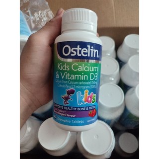 (Date 2025)Canxi ostelin kid 90 viên bổ sung canxi cho bé ostelin kid khủng long cho bé từ 2 tuổi