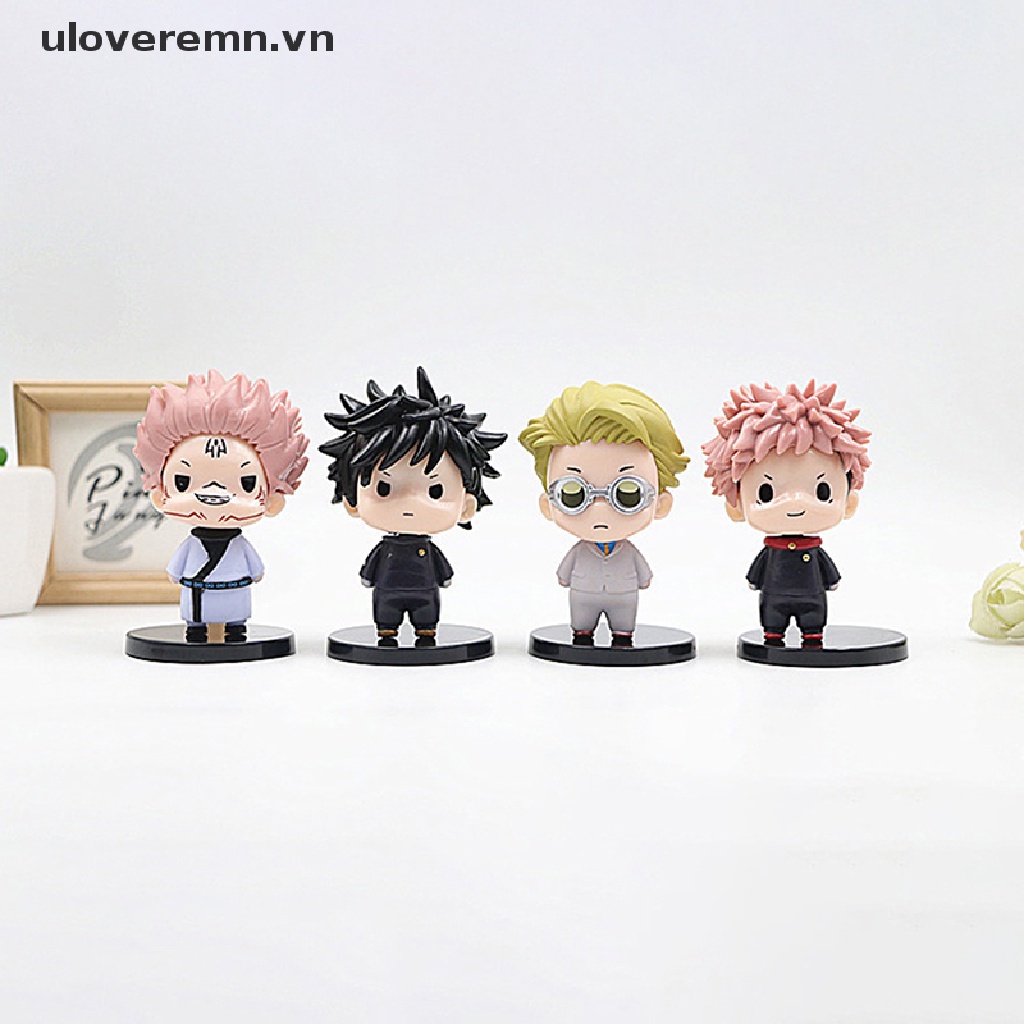 Bộ 8 Mô Hình Nhân Vật Hoạt Hình Anime Bằng PVC