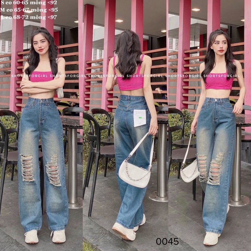 Suông Jean Lưng CaoSuper Hot
