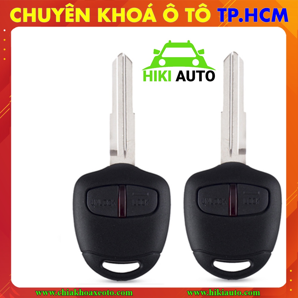 Vỏ chìa khoá Mitsubishi Grandis Pajero Sport Triton Attrage Mirage, Vỏ chìa khoá remote 2 nút chuẩn theo xe