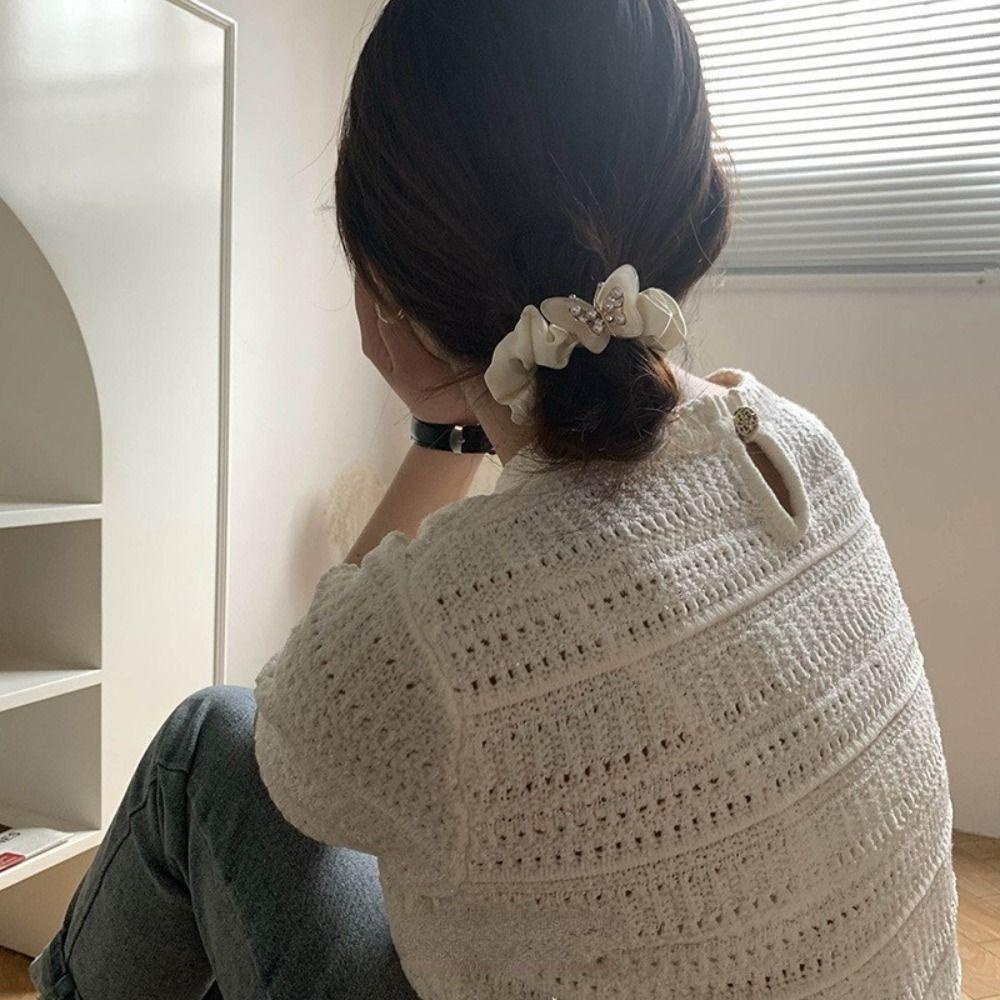 Dây Cột Tóc Đuôi Ngựa Cỡ Lớn Thiết Kế Tinh Tế Thời Trang Cho Nữ