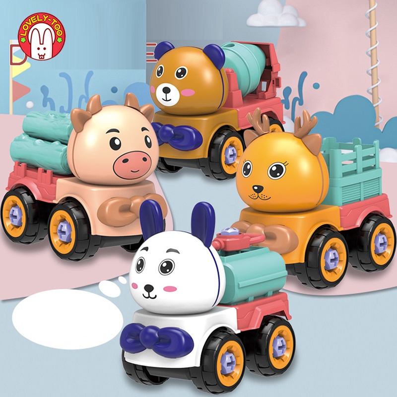 Bộ Đồ Chơi Mô Hình Xe Công Trường Độc Đáo Cho Bé