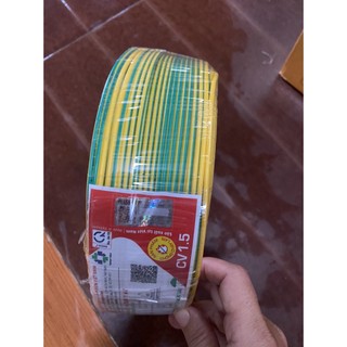 Cáp điện lực hạ thế/Dây tiếp đất địa TE 1.5 Cadivi cuộn 100 mét