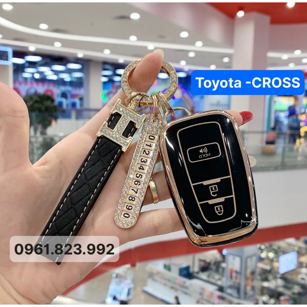 Ốp chìa khoá Toyota CROSS 2020 - 2022 - 2023