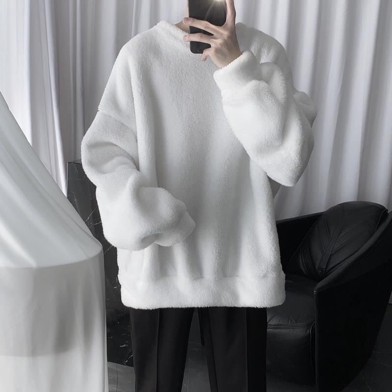 Áo Sweater Phủ Lông Tuyết Unisex