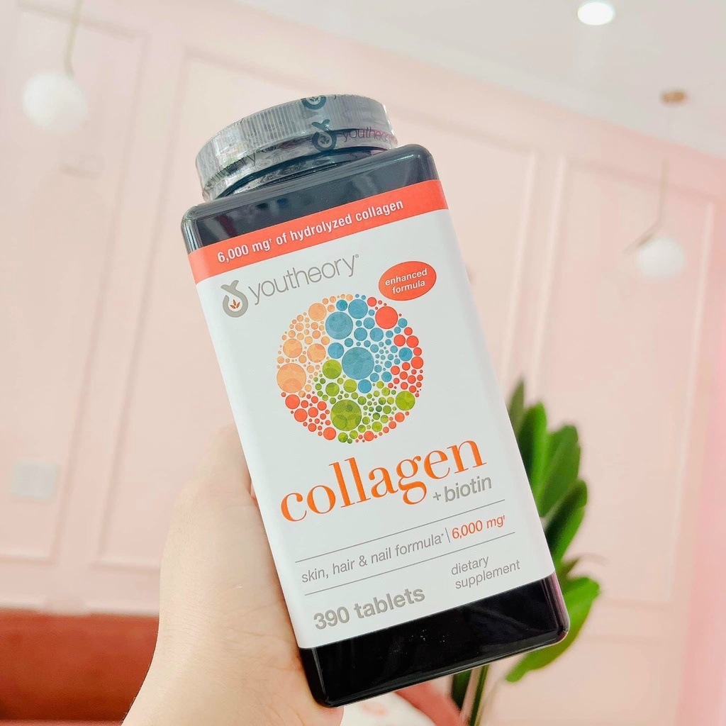 Collagen 390 viên collagen youtheory advanced Usa