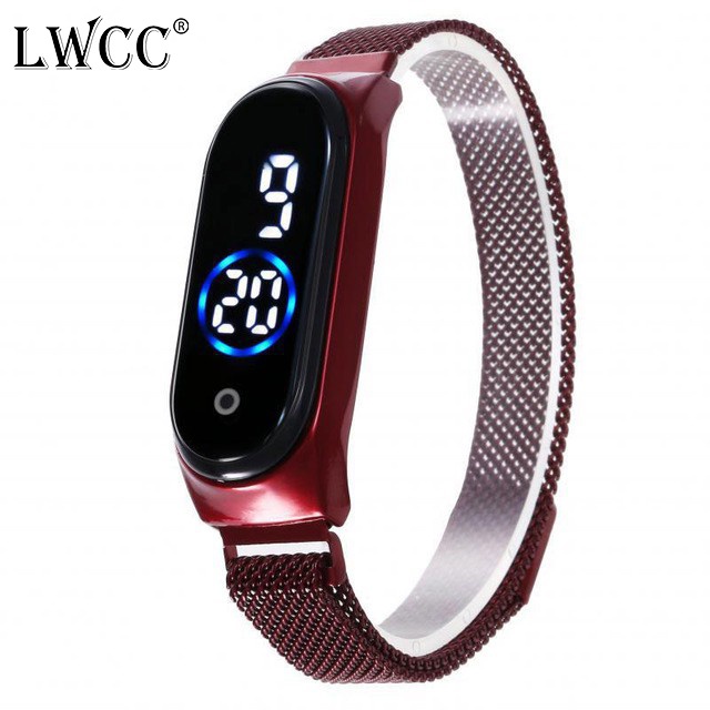 LWCC gd192 Đồng hồ điện tử màn hình led cảm ứng chống thấm nước