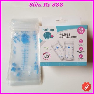  ⚡ Túi trữ sữa Babuu Nhật Bản 250ml (chính hãng)