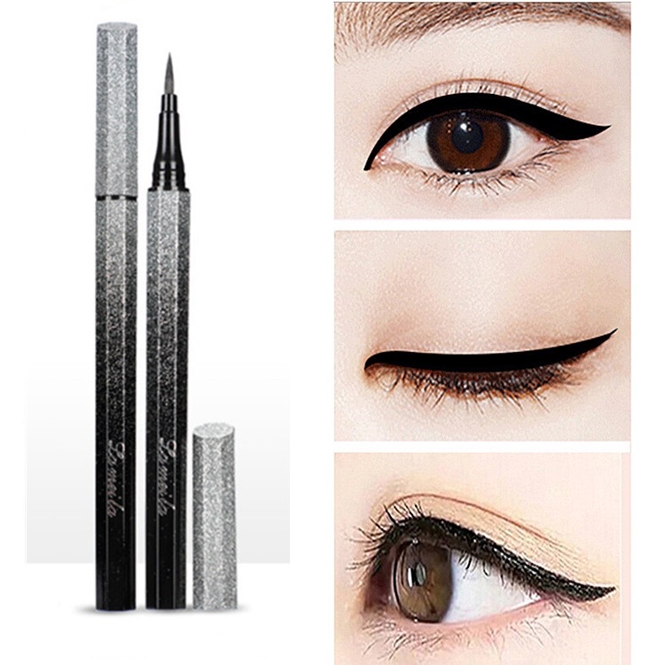 Bút kẻ mắt chống thấm nước nhanh khô thiết kế hình lục giác in hình bầu trời sao