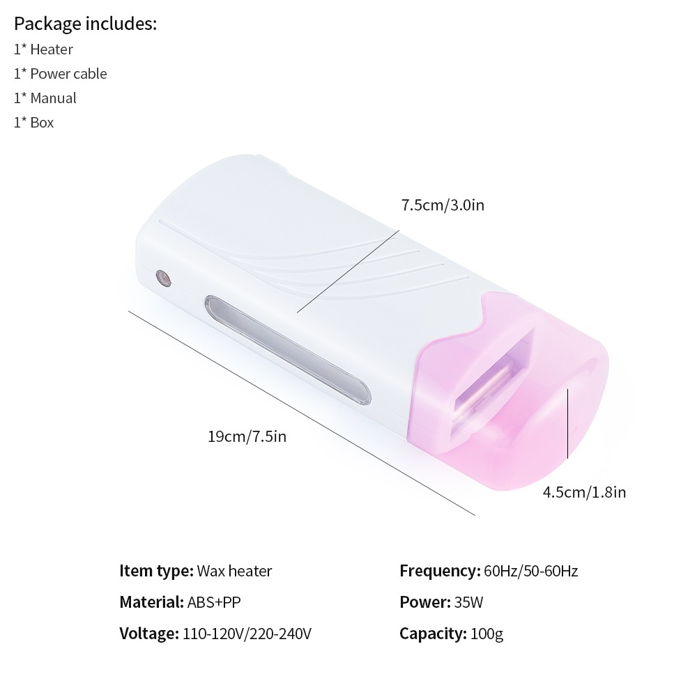 Máy Làm Nóng Sáp Tẩy Lông 60Hz: 35W 15-20 Phút