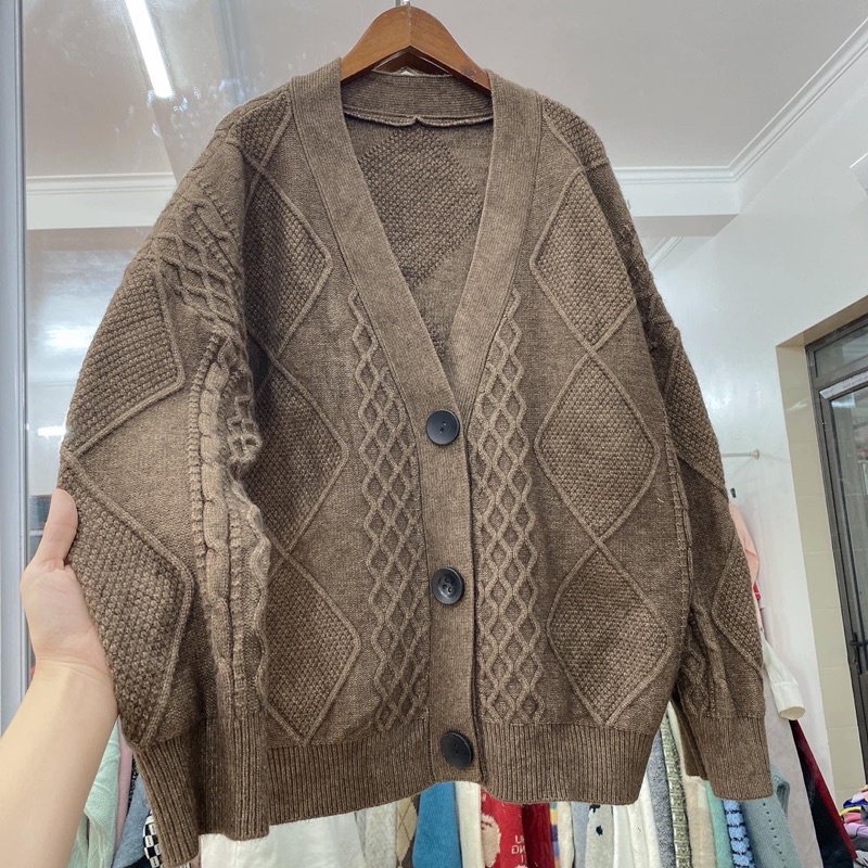 Áo cadigan hàng si