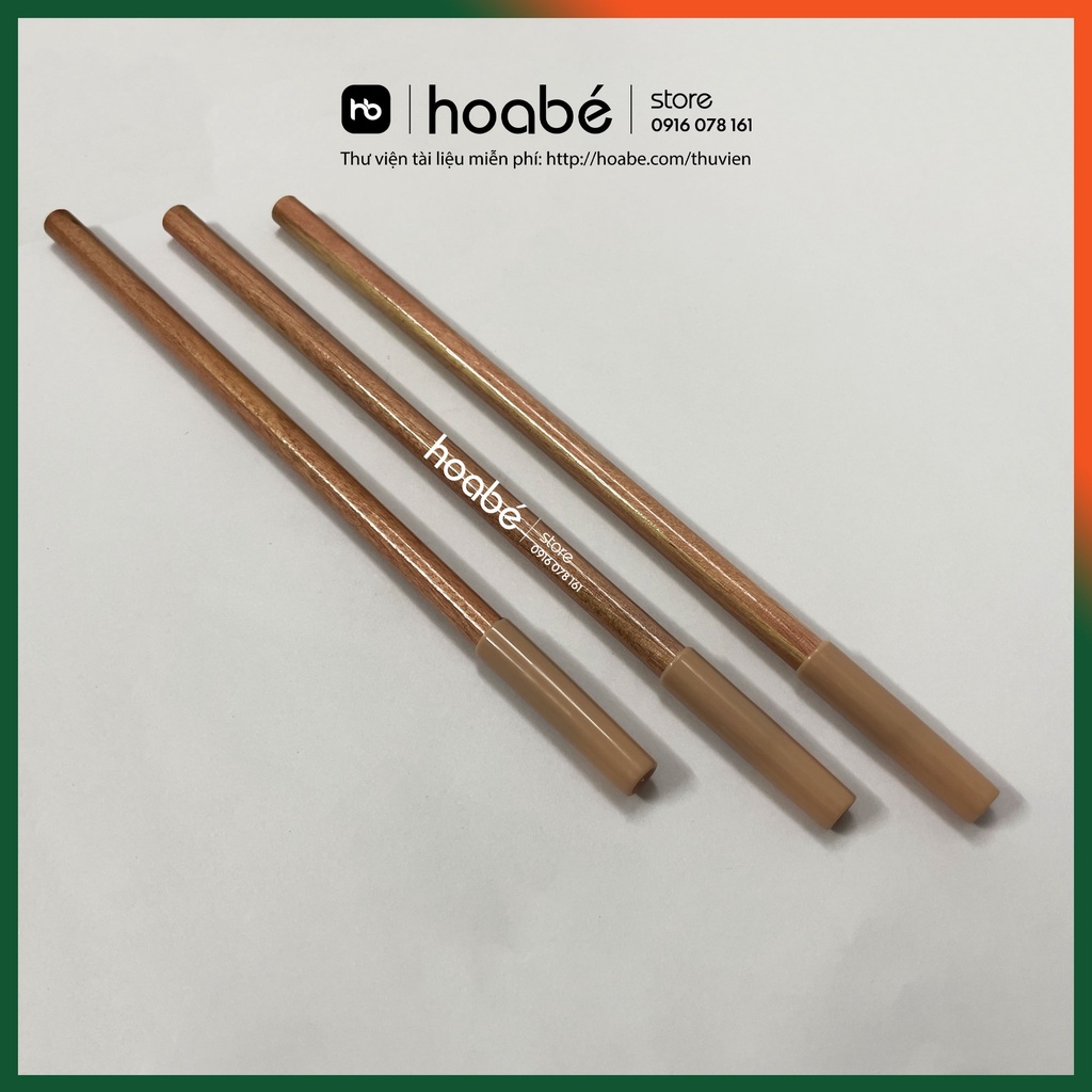 Chì gẩy sợi trang điểm, chỉ vẽ sợi hairstroke thân gỗ siêu nét, chất chì cứng- DCPX HOA BÉ