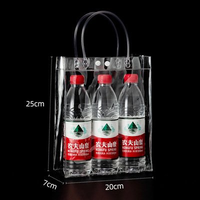 Túi quà tặng Noel trong suốt PVC có 6 kích thước lựa chọn - Túi đựng quà tặng Noel, Giáng sinh giá sỉ cực tốt - TQT01