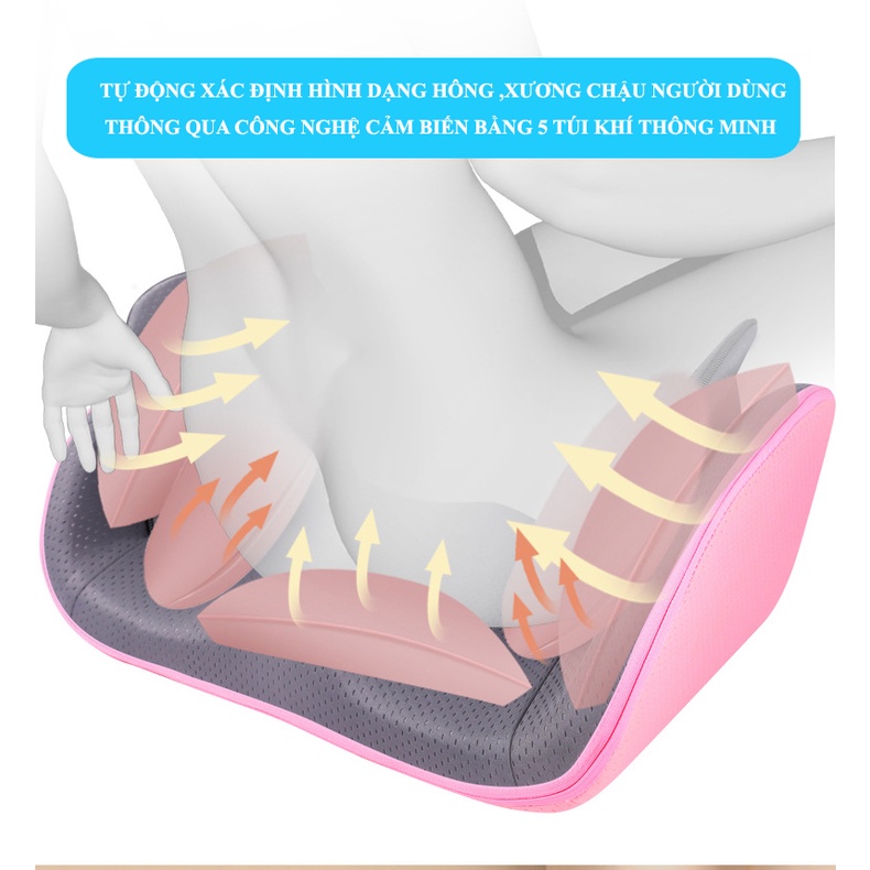 Máy massage đệm tập xương chậu, giúp định hình vòng 3, lấy lại vóc dáng quyến rũ cho phái đẹp