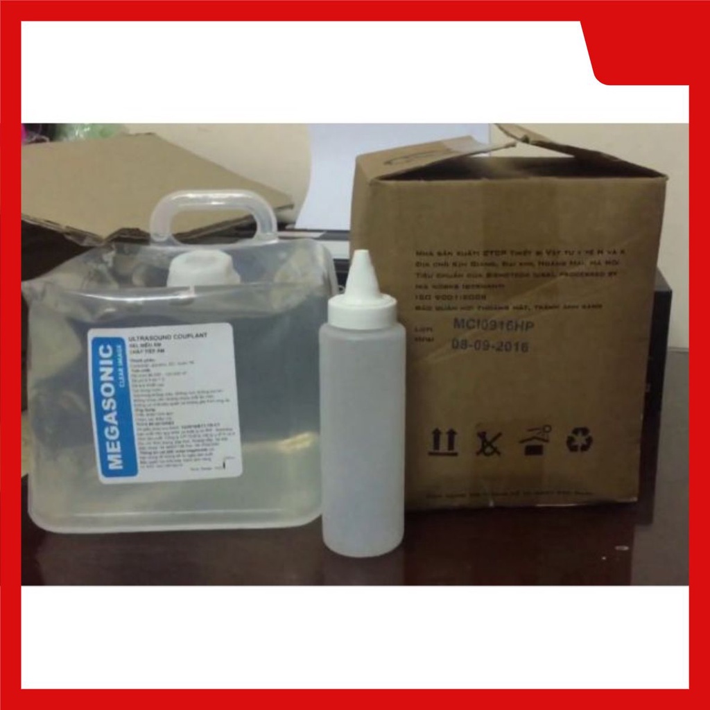 Gel Triệt Lông Megasonic. Can 5L