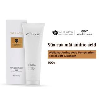 Bộ sản phẩm sữa rửa mặt dưỡng ẩm ,trắng da Weilaiya cho da dầu mụn ra khô