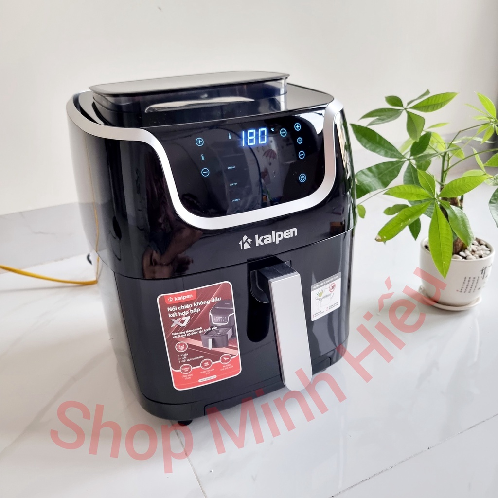Nồi Chiên Không Dầu Hơi Nước KALPEN X7, 7 Lít, Kết Hợp Nướng, Hấp,( FREE SHIP)