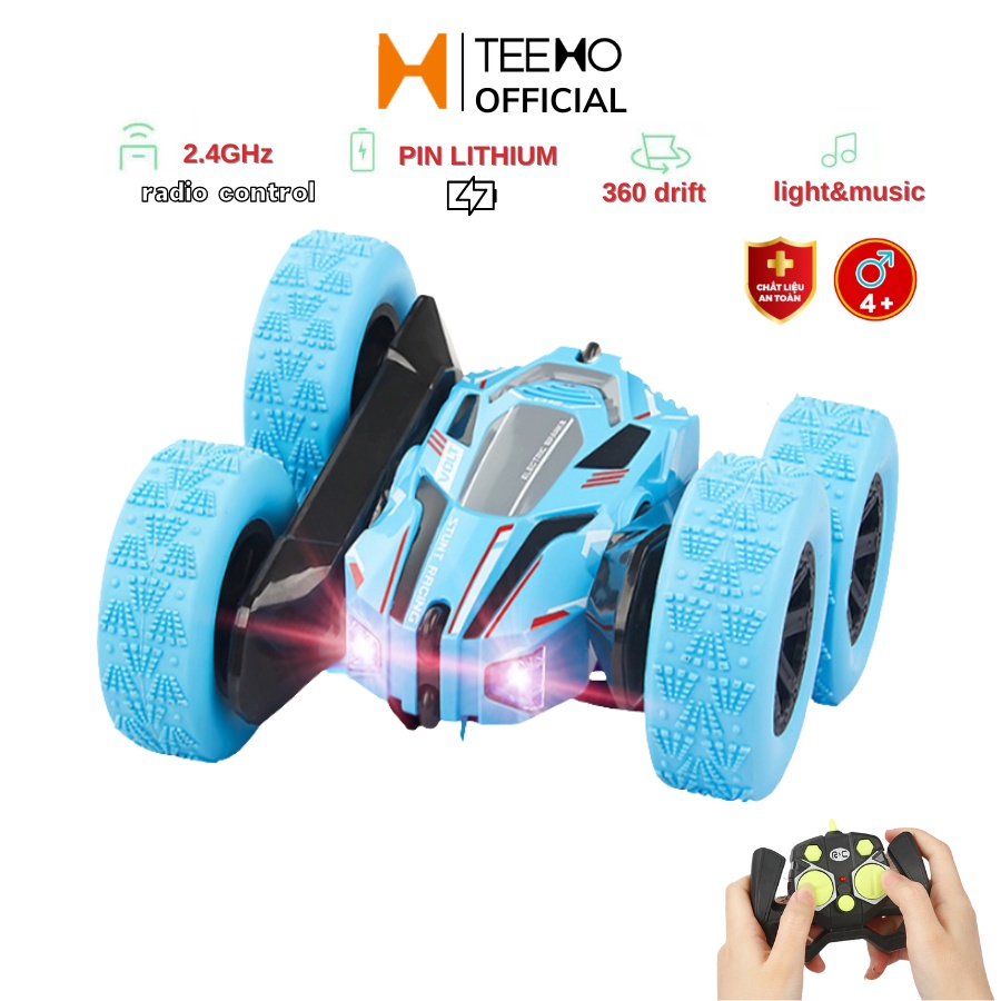 Xe điều khiển từ xa địa hình tốc độ cao ô tô giá rẻ đồ chơi cho bé trai 5 tuổi TEEMO XE-11
