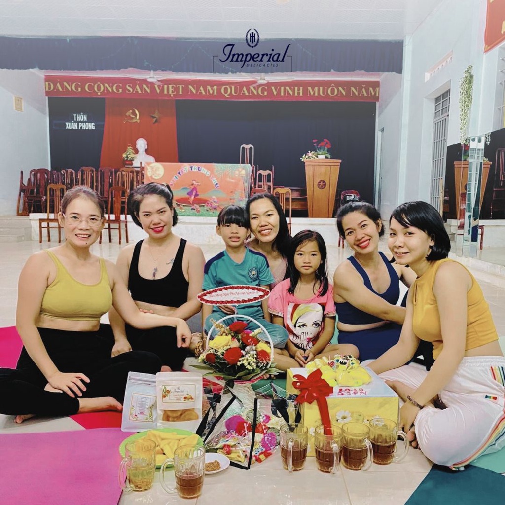 Quà tặng sức khoẻ trà mãng cầu Imperial Delicacies gói zip tiện dụng 100g