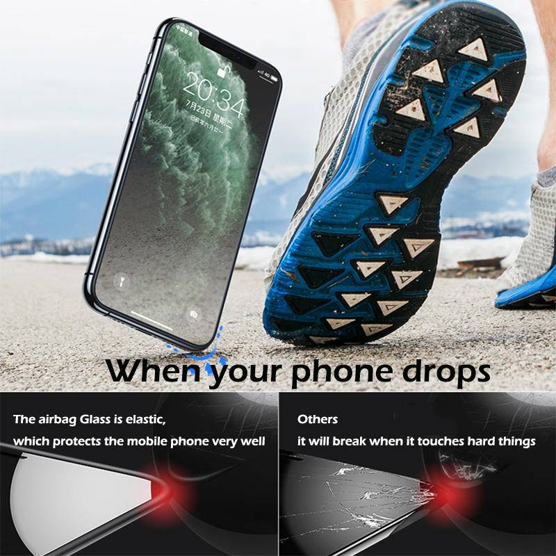 Kính Cường Lực HD Viền Túi Khí Chống Nhìn Trộm Cho iPhone 14 13 11 12 Pro Max X XR XS Max
