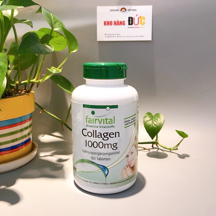 Viên Uống Collagen Thuý Phân Fairvital Collagen 1000MG - 180 Viên