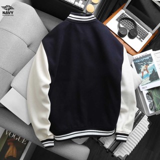 ÁO KHOÁC BOMBER NỈ DẠ BIG SIZE NAM