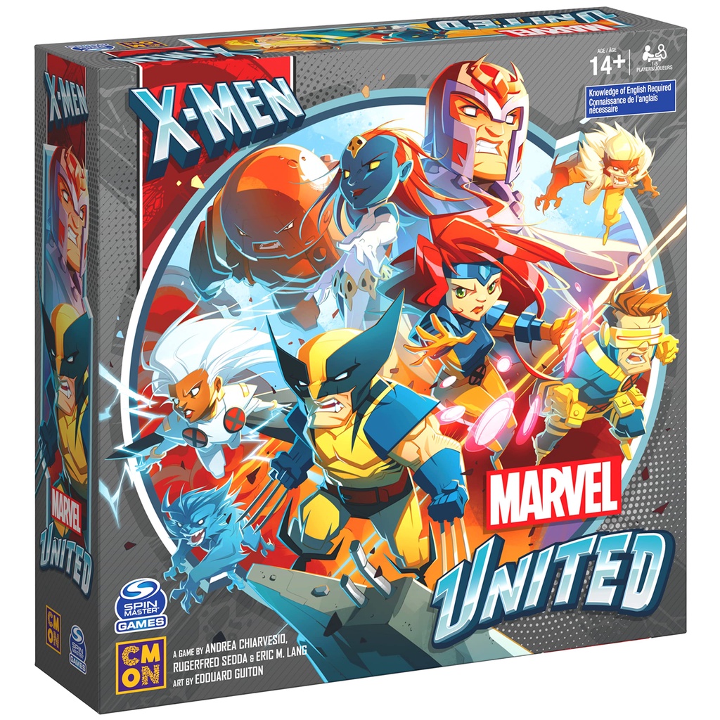 Trò chơi board game Marvel United Xmen dành cho 1-4 người chính hãng