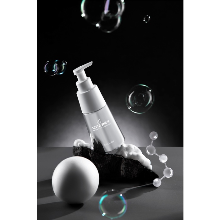 Dung dịch vệ sinh nam giới tạo bọt Nano bạc Nerman Silver Snow - Hương nước hoa cao cấp 200g