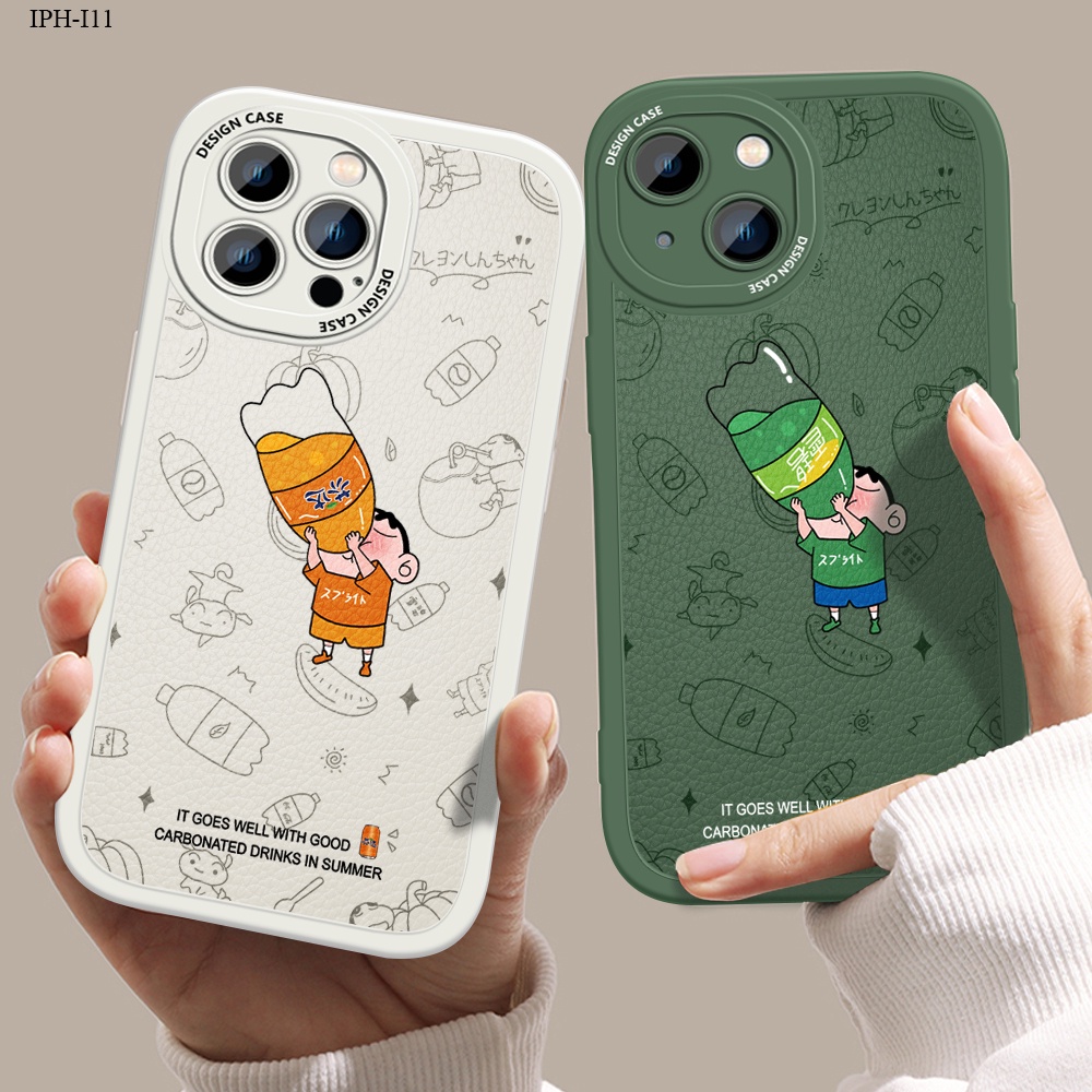 IPhone 11 Pro MAX SE 2020 X XS XR 6 6S 7 8 Plus 2022 Compatible Cho Ốp lưng điện thoại In Hình Lambskin Crayon Shin-chan