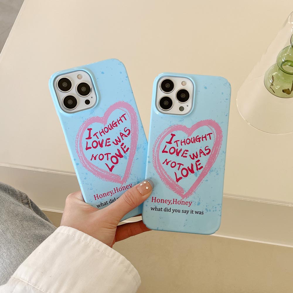 Ốp Điện Thoại Cứng Hình Trái Tim Cho iPhone 11 11ProMax 12 12Pro 12ProMax 13 13Pro 13ProMax 14 14Pro 14Plus 14ProMax