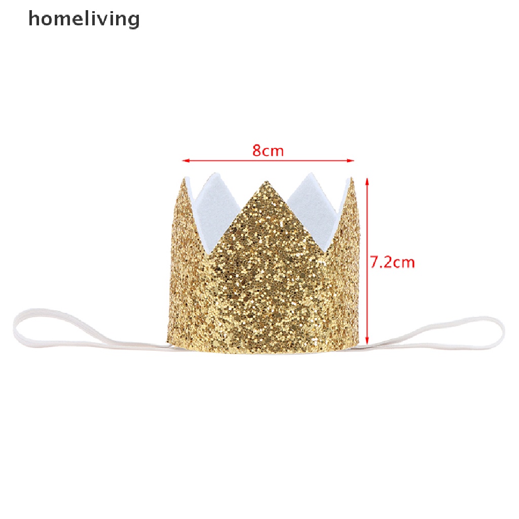 Mũ Sinh Nhật Đính Vương Miện Kim Tuyến Lấp Lánh Cho Người Lớn Và Trẻ Em