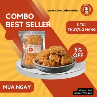 Combo ăn vặt best seller cơm cháy thượng hạng 250gr siêu tiết kiệm 5%-10% off