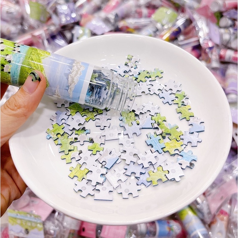 Tranh Ghép Hình Mini Đáng Yêu Dạng Ống