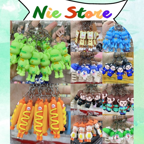 Móc Khóa Hoạt Hình Đáng Yêu Độc - Móc Hình Thú Dễ Thương