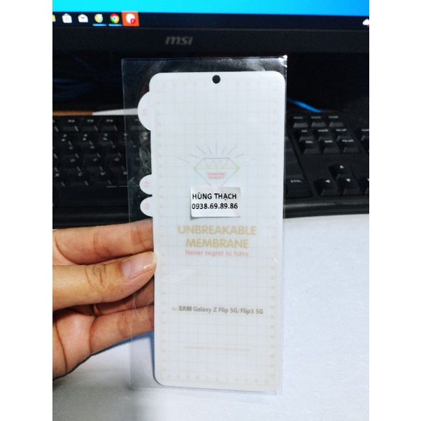 Miếng dán PPF cho samsung Z Flip 5 / Z Flip 3 5G / Z Flip 4 bảo vệ máy khỏi trầy xước
