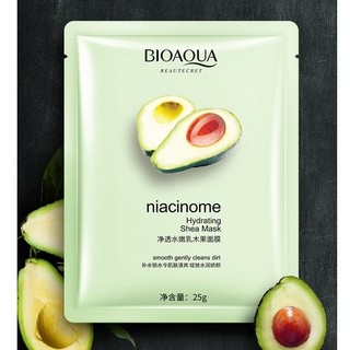 Mặt nạ dưỡng da Bioaqua Mặt nạ Bơ cấp ẩm sáng da mịn da Morasa Beauty MNB03