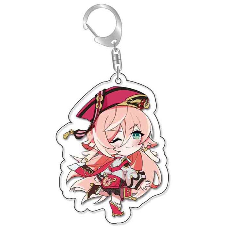 Tmdbyx Móc Khóa Nhân Vật Anime Genshin Va Chạm Zhongli Hutao Yelan Dễ Thương