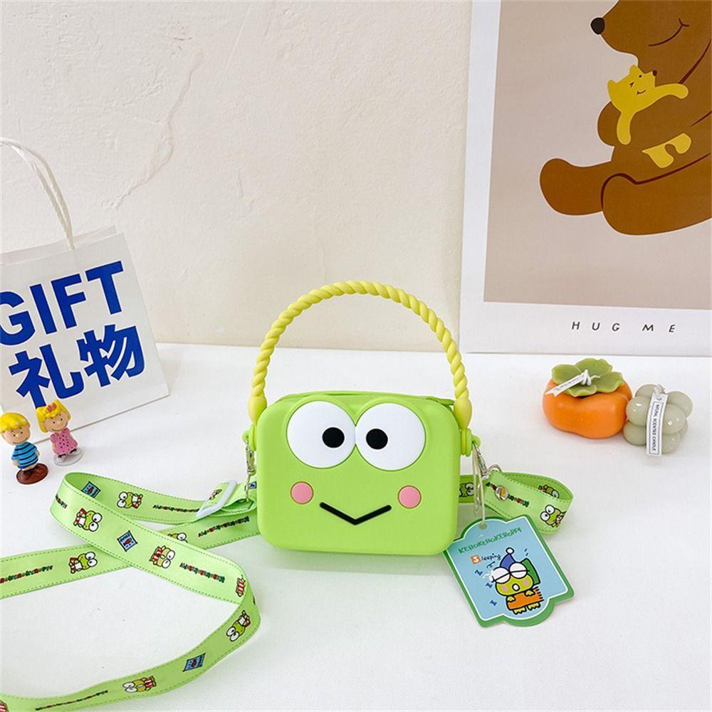 ELEGANT Túi Đeo Chéo Ngực / Đeo Trước Ngực Bằng Silicone In Hoạt Hình My Melody Cinnamoroll