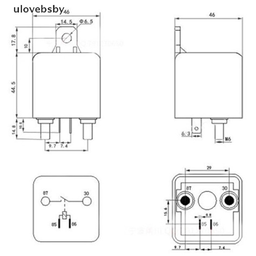 Rơ Le Khởi Động 200A 100A 12V / 24V Chuyên Dụng Dành Cho Ô Tô