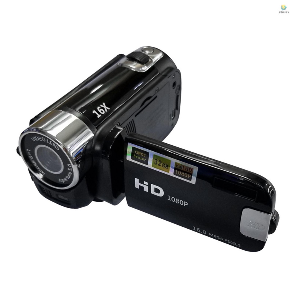 Máy Quay Video Kỹ Thuật Số Độ Nét Cao 1080P DV Màn Hình LCD 16MP 2.7 Inch 16X Tích Hợp Pin