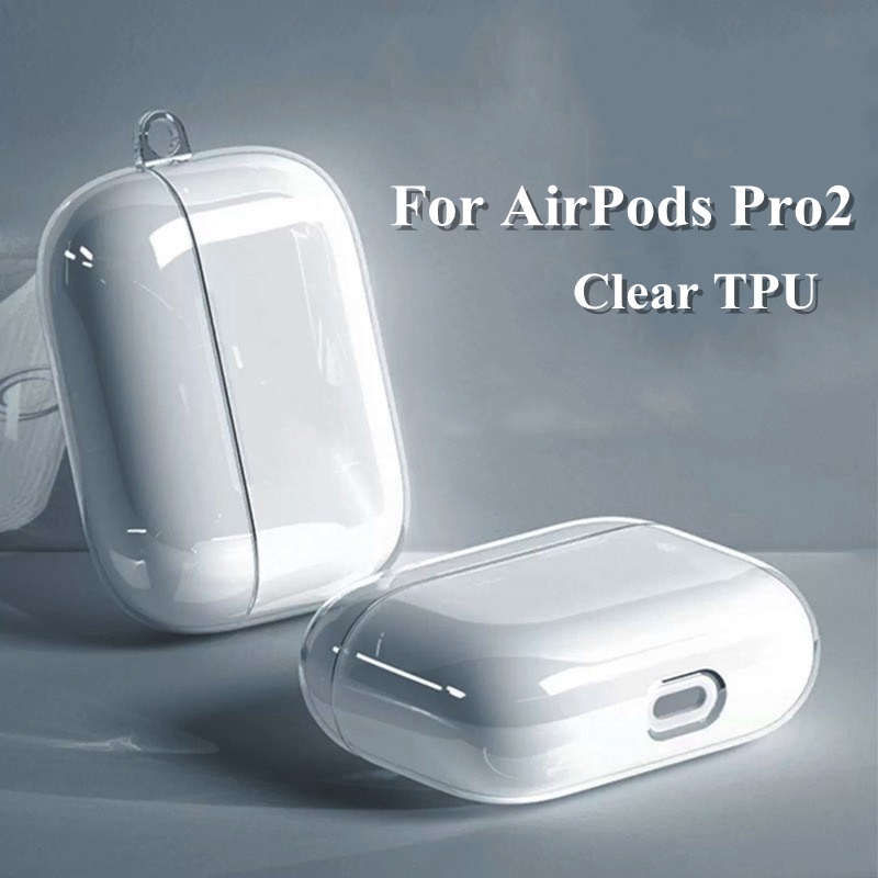 Ốp Lưng Trong Suốt Cho AirPods Pro2 2022 Ốp Lưng Silicon Mềm Cho AirPods Pro 2 3 1 Ốp Lưng Tai Nghe 