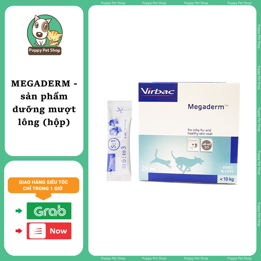 MEGADERM - sản phẩm dưỡng mượt lông (hộp)