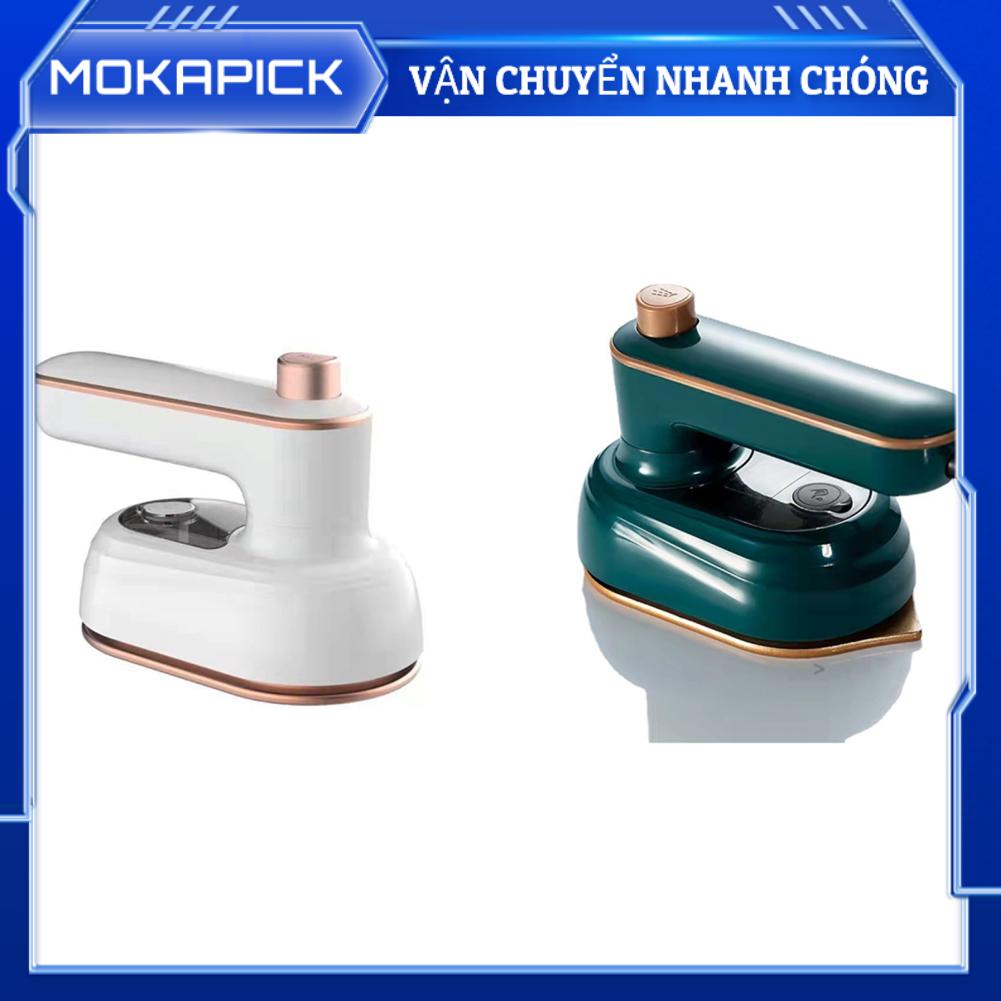 Bàn là hơi nước cầm tay Máy ủi mini Bàn hơi nước cầm tay có thể gập lại được bằng Titanium xoay Mokapick