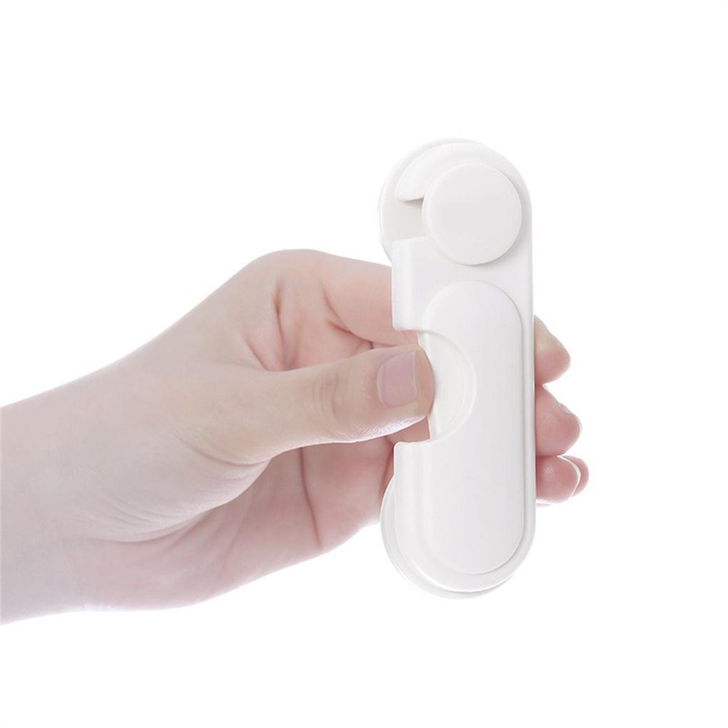 Bộ 2 Khóa Cửa Tủ Tự Dính Bảo Vệ An Toàn Cho Bé Có Thể Tháo Rời