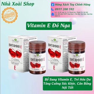Vitamin e đỏ mirrolla nga/ 270mg/ hộp nhựa/ 30 viên
