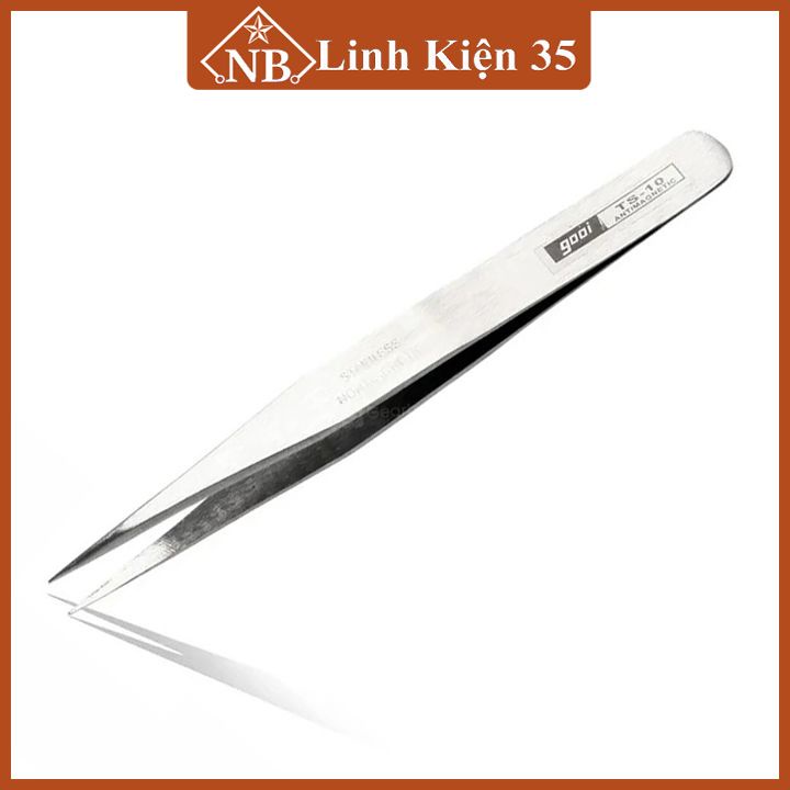Nhíp kẹp linh kiện điện tử Gooi chân thẳng/chân cong