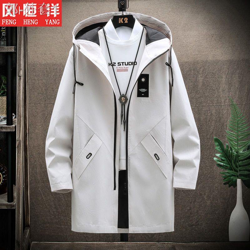 Áo Khoác Gió baju Mỏng Dáng Dài Rộng Trẻ Trung Thời Trang Thu Đông Hàn Quốc Opti Cho Nam
